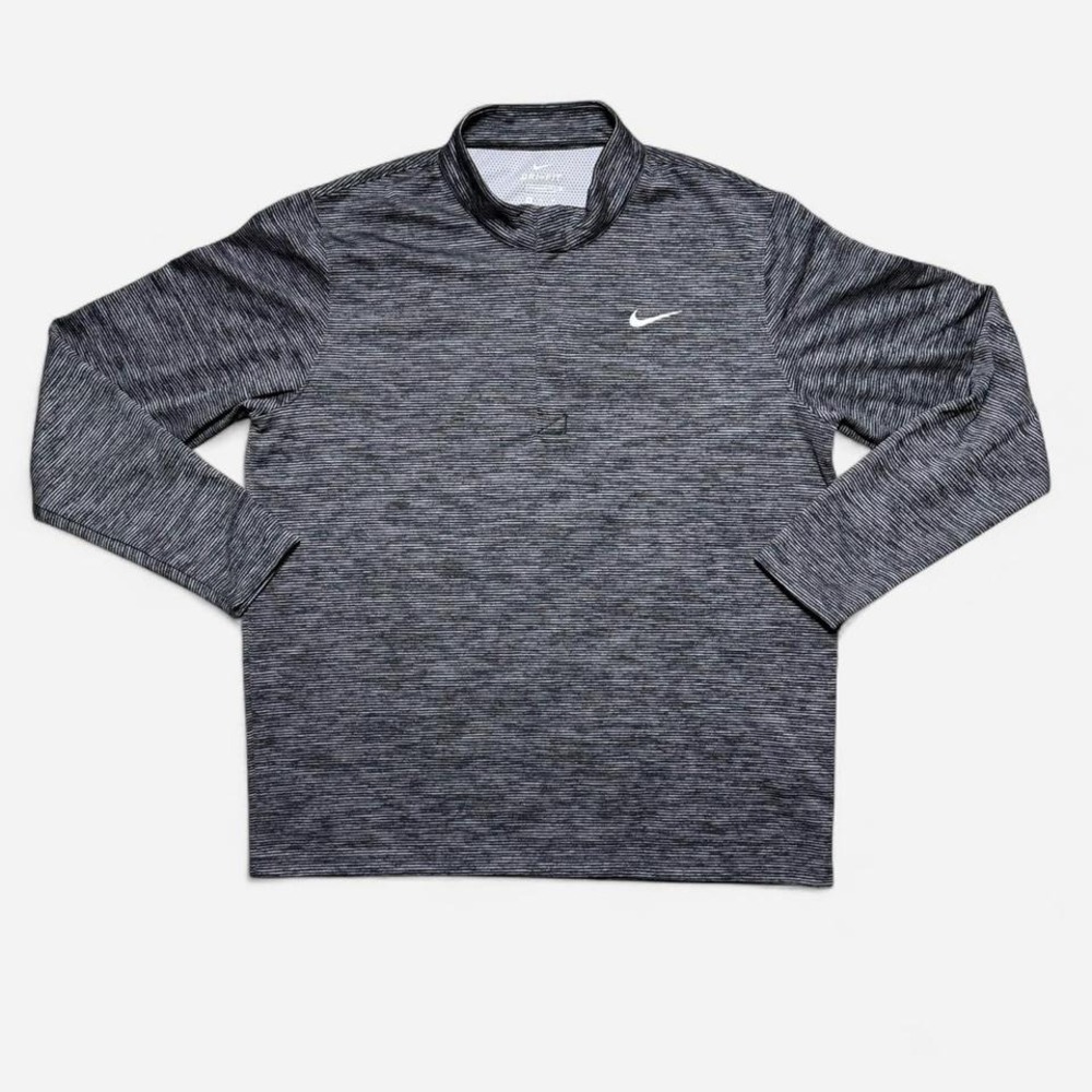 Nike Dri-FIT Victory Heather Stripe 1/2 Zip Golf Pullover